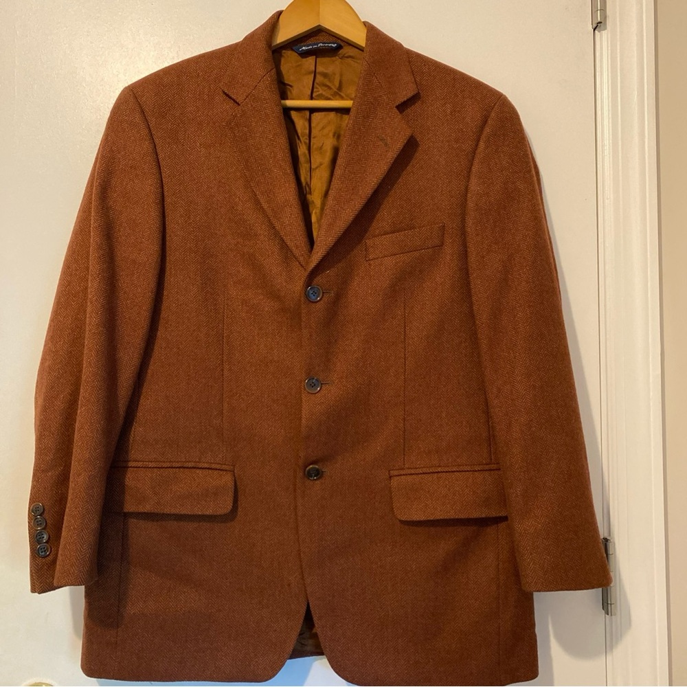 Paul Fredrick Rich Brown Men's Blazer